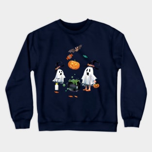 Halloween Story Design Crewneck Sweatshirt